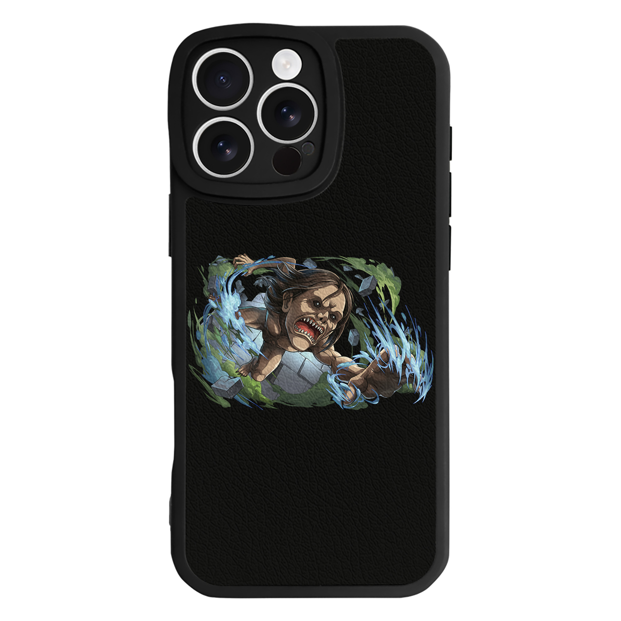 （画像用） 進撃の巨人 Attack on Titan 【iPhone 16シリーズ対応】シリコンスマホケース（レザー調） 材質：シリコン